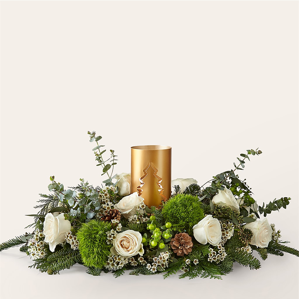Chestnuts Roasting Centerpiece – Awesome Blossom Flowers And Gifts, Citrus Heights CA