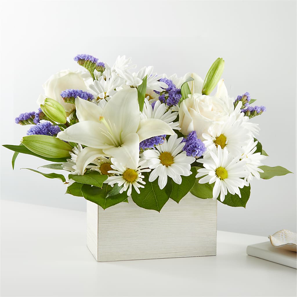 Beyond Blue Box Bouquet – Awesome Blossom Flowers And Gifts, Citrus Heights CA
