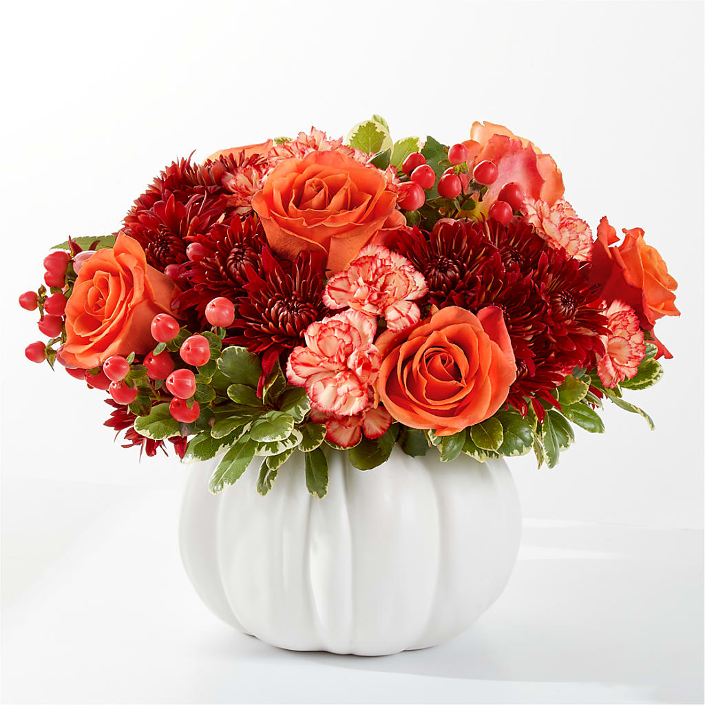 Autumn Air Pumpkin Bouquet – Awesome Blossom Flowers And Gifts, Citrus Heights CA