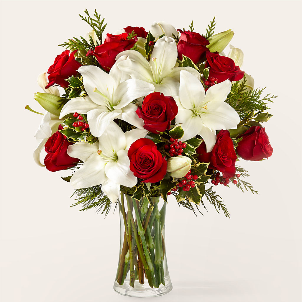 Sparkling Snowflakes Bouquet – Awesome Blossom Flowers And Gifts, Citrus Heights CA