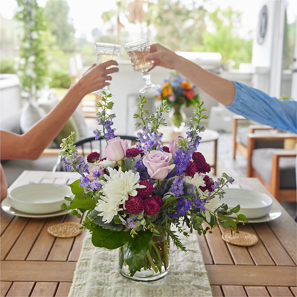 Violet Frost Bouquet – Awesome Blossom Flowers And Gifts, Citrus Heights CA