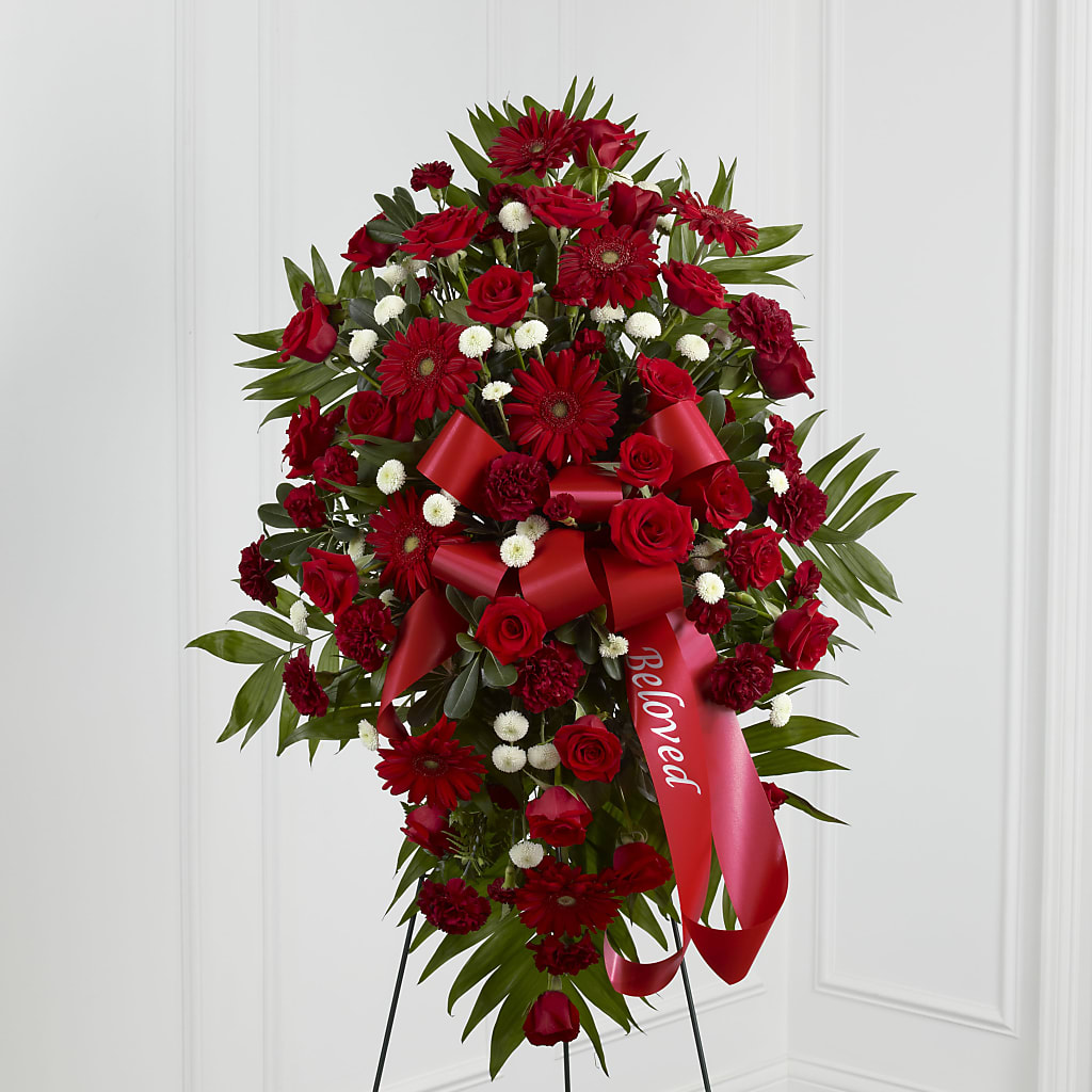 Treasured Memories Standing Spray – Awesome Blossom Flowers And Gifts, Citrus Heights CA