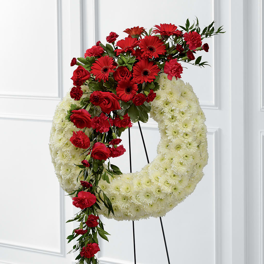 Graceful Tribute Wreath – Awesome Blossom Flowers And Gifts, Citrus Heights CA