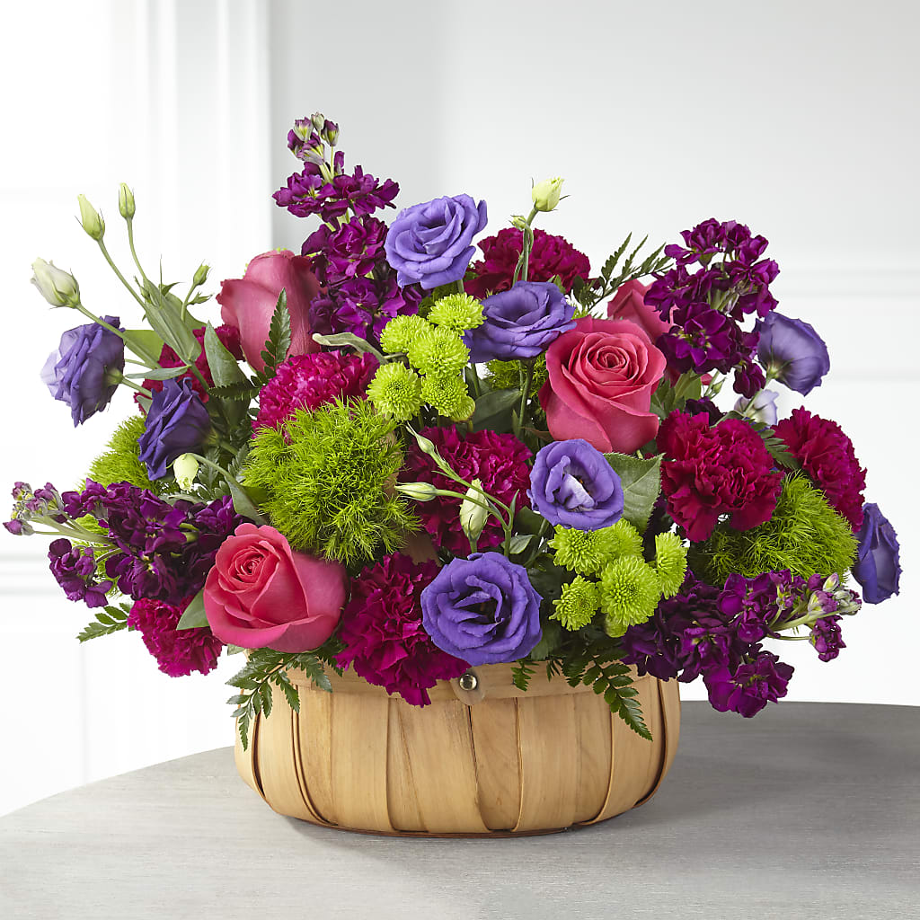 Serene Sanctuary Basket – Awesome Blossom Flowers And Gifts, Citrus Heights CA