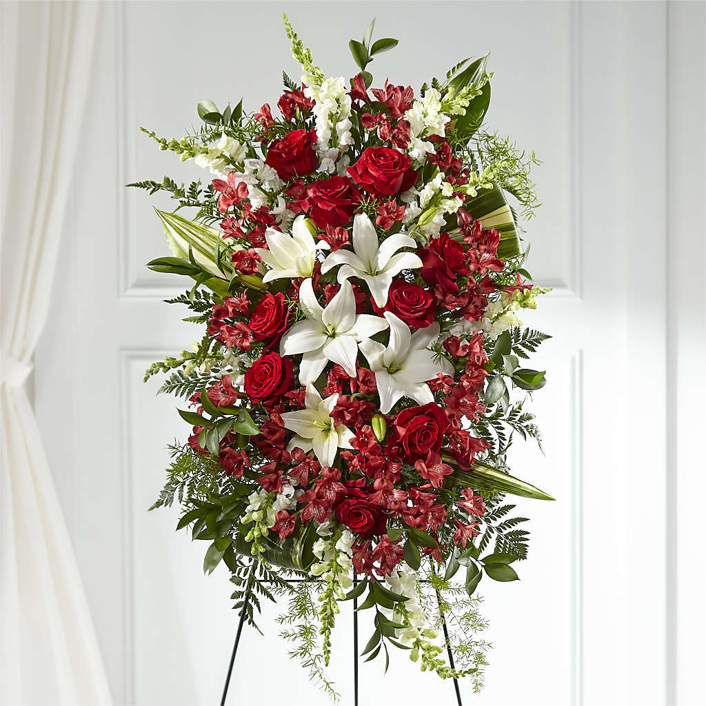 Everlasting Memory Standing Spray – Awesome Blossom Flowers And Gifts, Citrus Heights CA