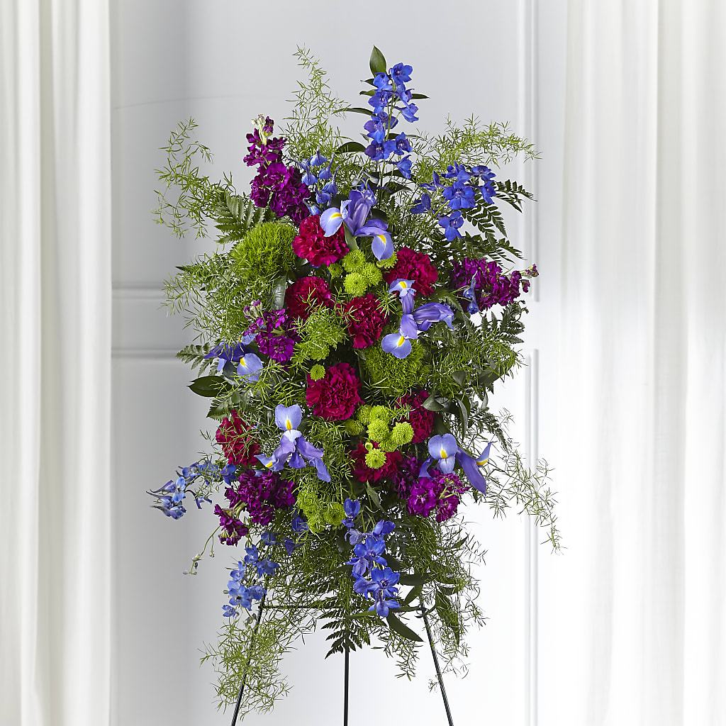 Heavenly Skies Standing Spray – Awesome Blossom Flowers And Gifts, Citrus Heights CA