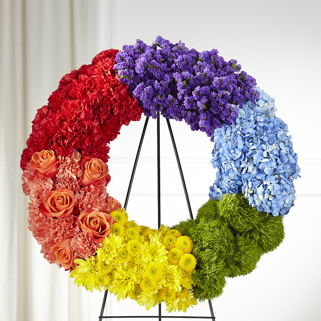Circle of Love Wreath – Awesome Blossom Flowers And Gifts, Citrus Heights CA