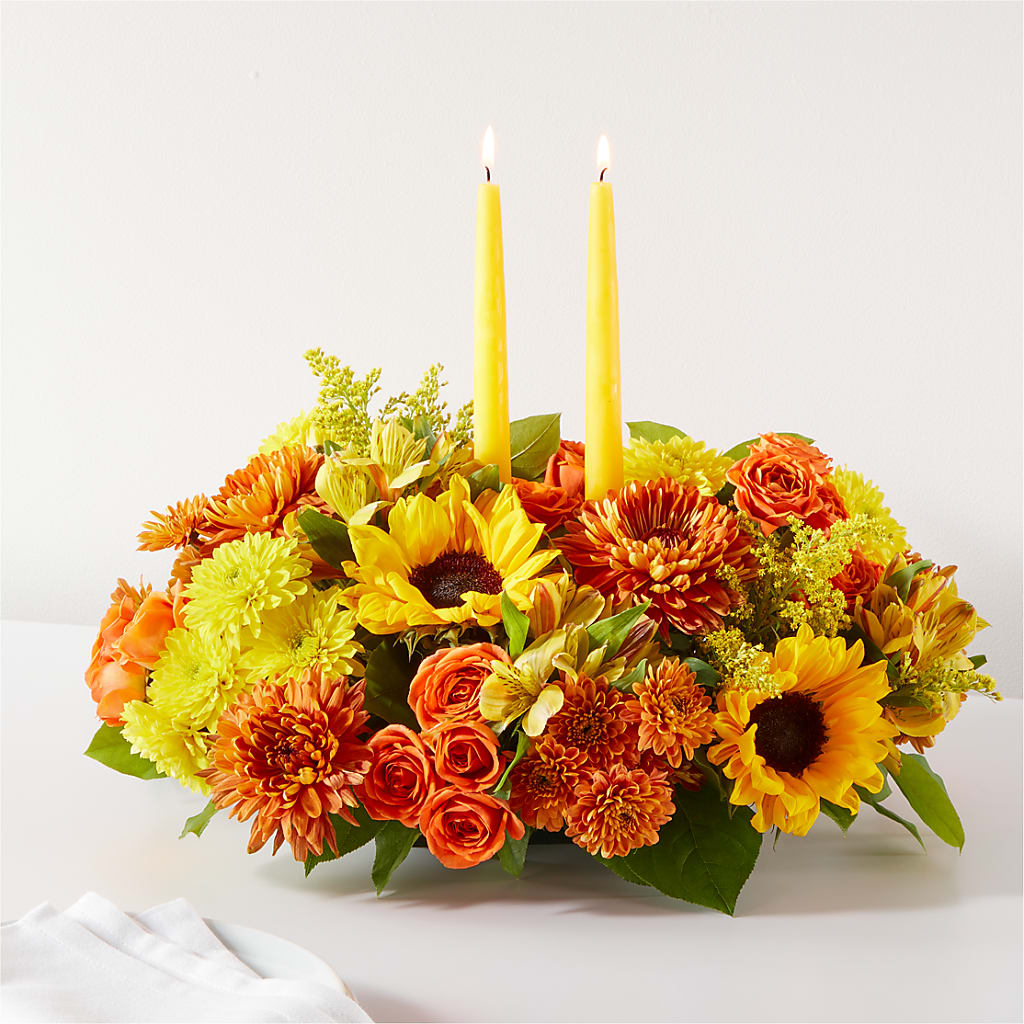 Autumn Harmony Centerpiece – Awesome Blossom Flowers And Gifts, Citrus Heights CA