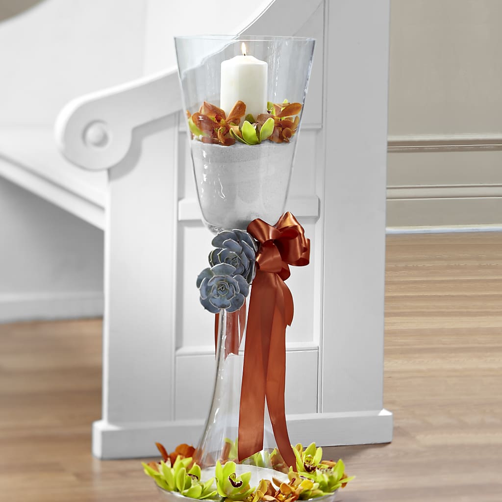 Matrimony Pew Decor – Awesome Blossom Flowers And Gifts, Citrus Heights CA