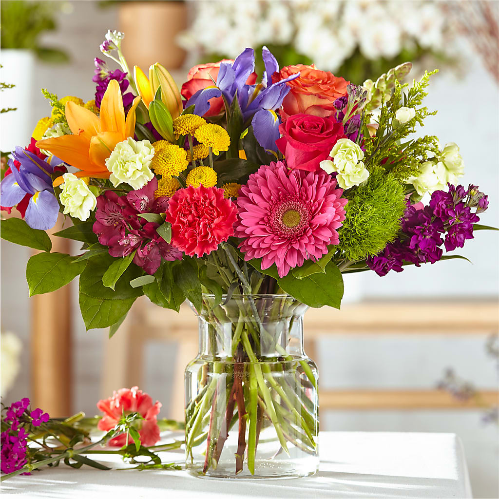 Bold & Bright – A Florist Original –  Awesome Blossom Flowers And Gifts, Citrus Heights CA