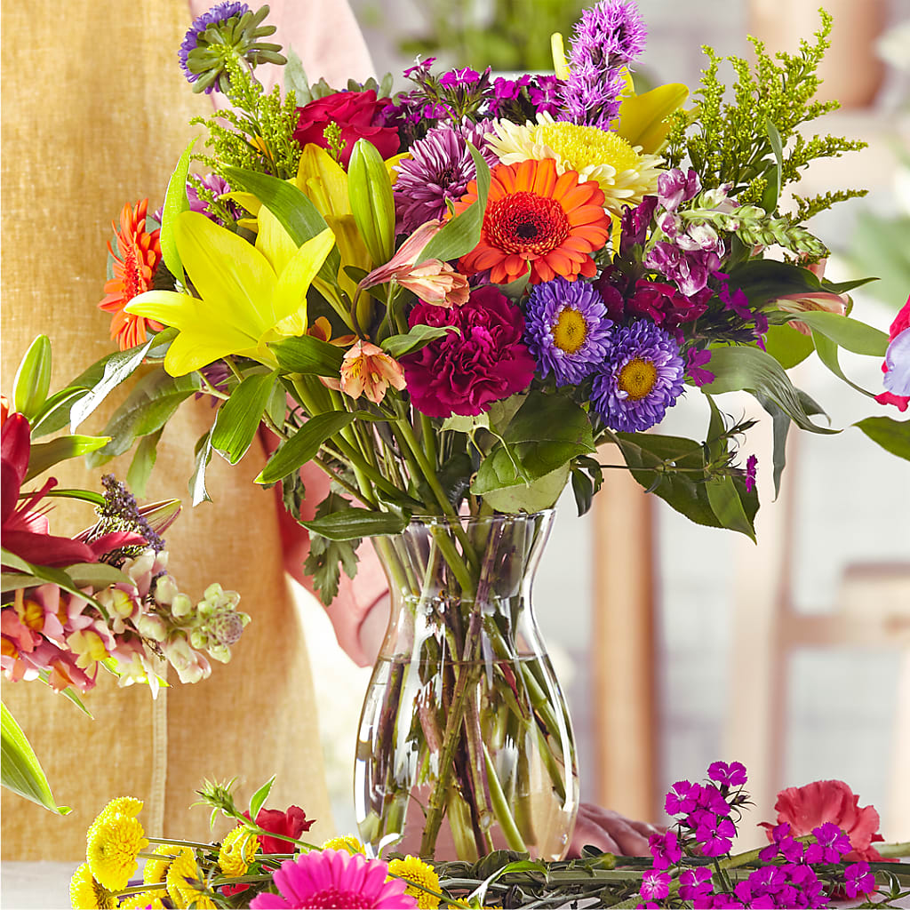 Bold & Bright – A Florist Original –  Awesome Blossom Flowers And Gifts, Citrus Heights CA
