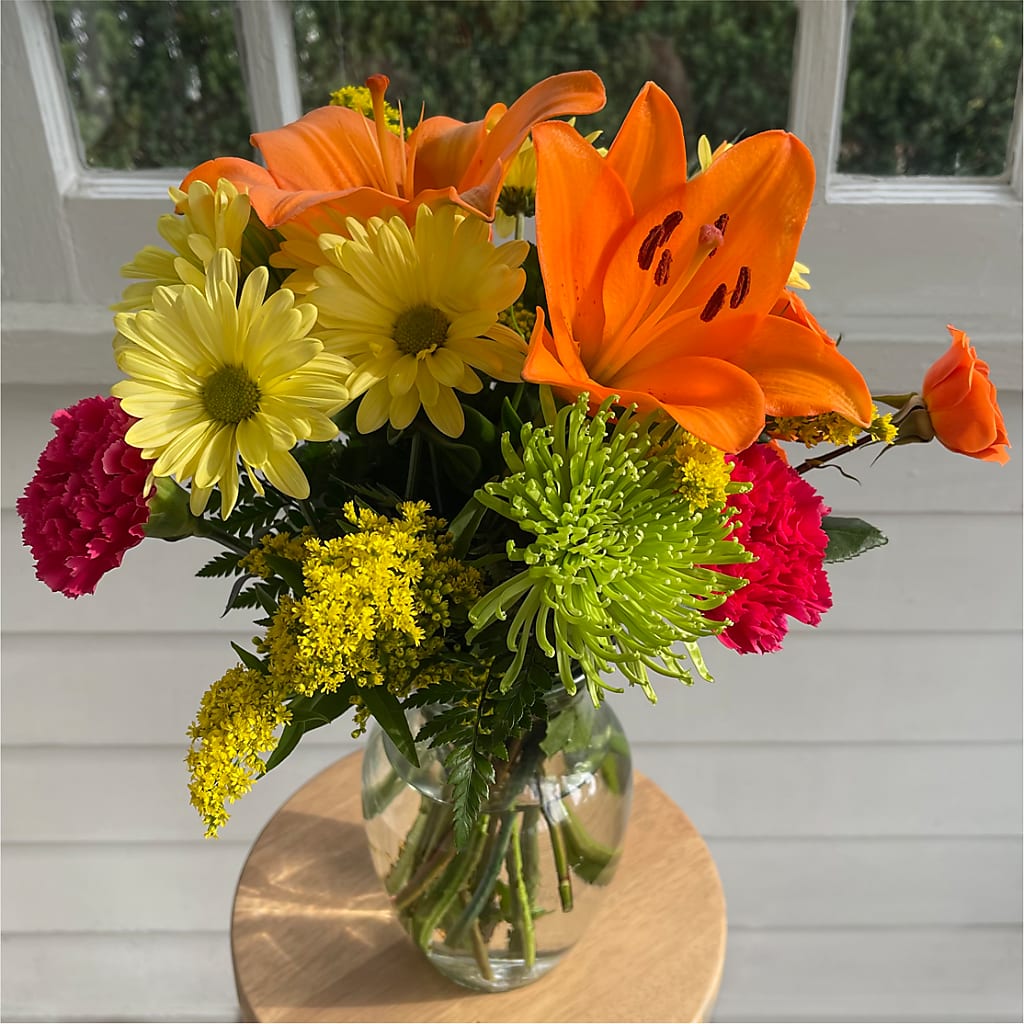 Bold & Bright – A Florist Original –  Awesome Blossom Flowers And Gifts, Citrus Heights CA