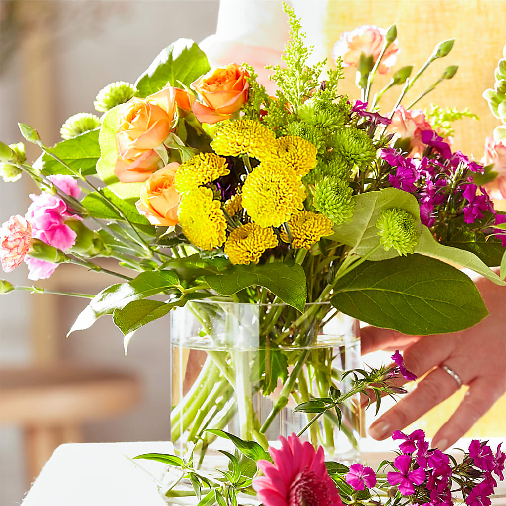Bold & Bright – A Florist Original –  Awesome Blossom Flowers And Gifts, Citrus Heights CA