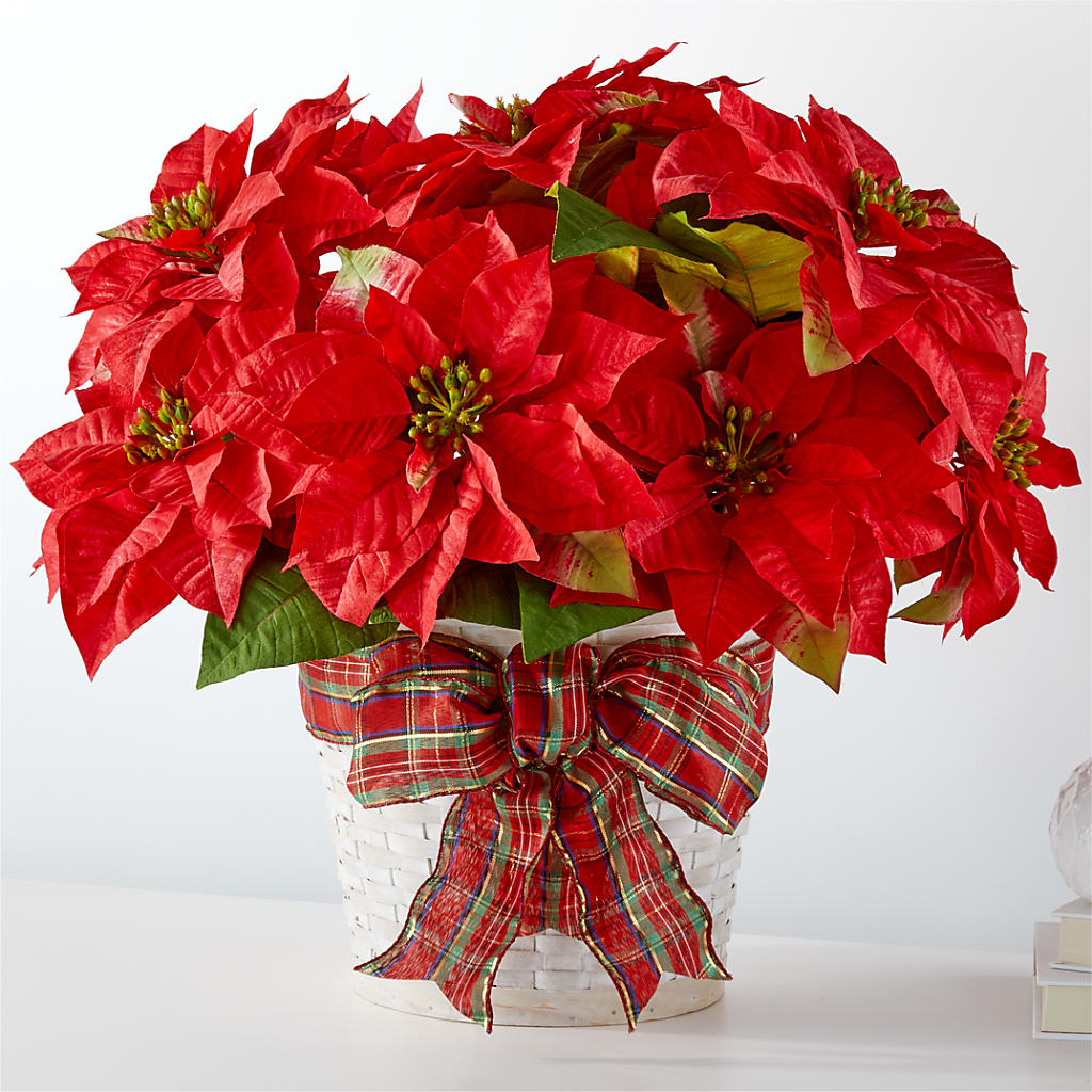 Happiest Holidays Poinsettia –  Awesome Blossom Flowers And Gifts, Citrus Heights CA