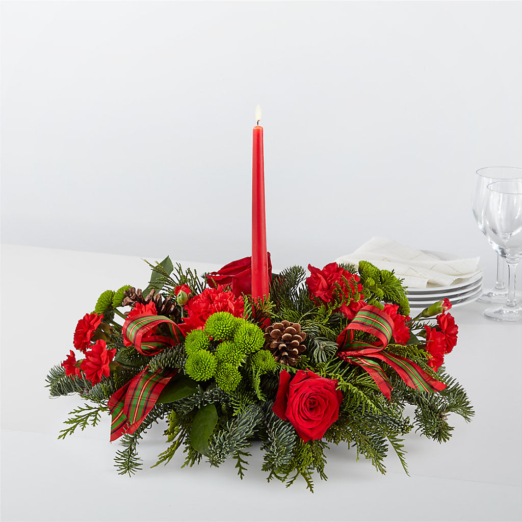 By the Candlelight Centerpiece –  Awesome Blossom Flowers And Gifts, Citrus Heights CA