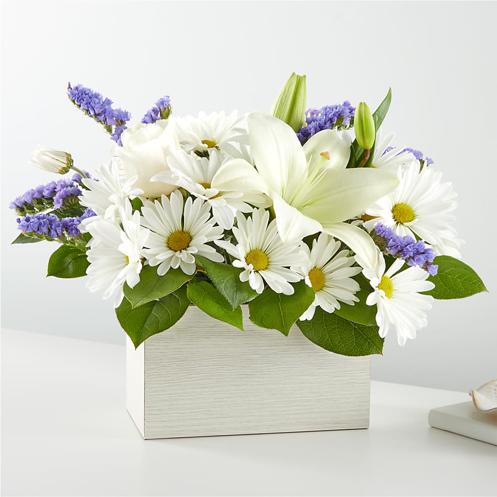 Beyond Blue Box Bouquet –  Awesome Blossom Flowers And Gifts, Citrus Heights CA