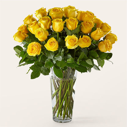 Long Stem Yellow Rose Bouquet –  Awesome Blossom Flowers And Gifts, Citrus Heights CA