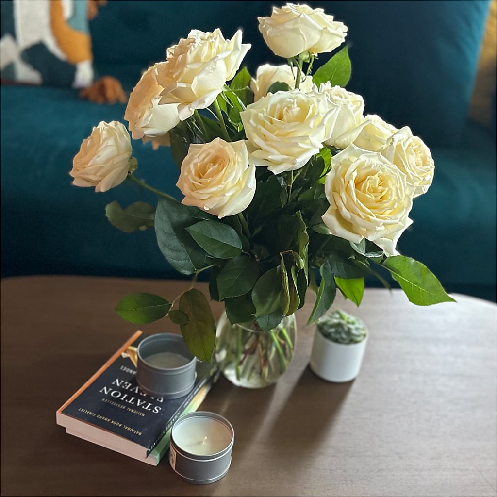 Long Stem Yellow Rose Bouquet –  Awesome Blossom Flowers And Gifts, Citrus Heights CA