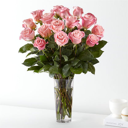 Long Stem Pink Rose Bouquet –  Awesome Blossom Flowers And Gifts, Citrus Heights CA
