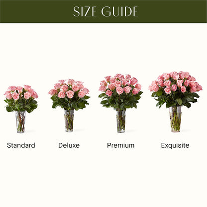 Long Stem Pink Rose Bouquet –  Awesome Blossom Flowers And Gifts, Citrus Heights CA