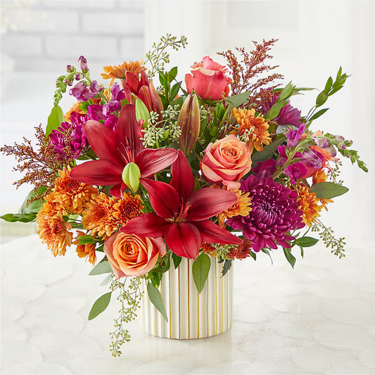 Burgundy Landscape Bouquet –  Awesome Blossom Flowers And Gifts, Citrus Heights CA