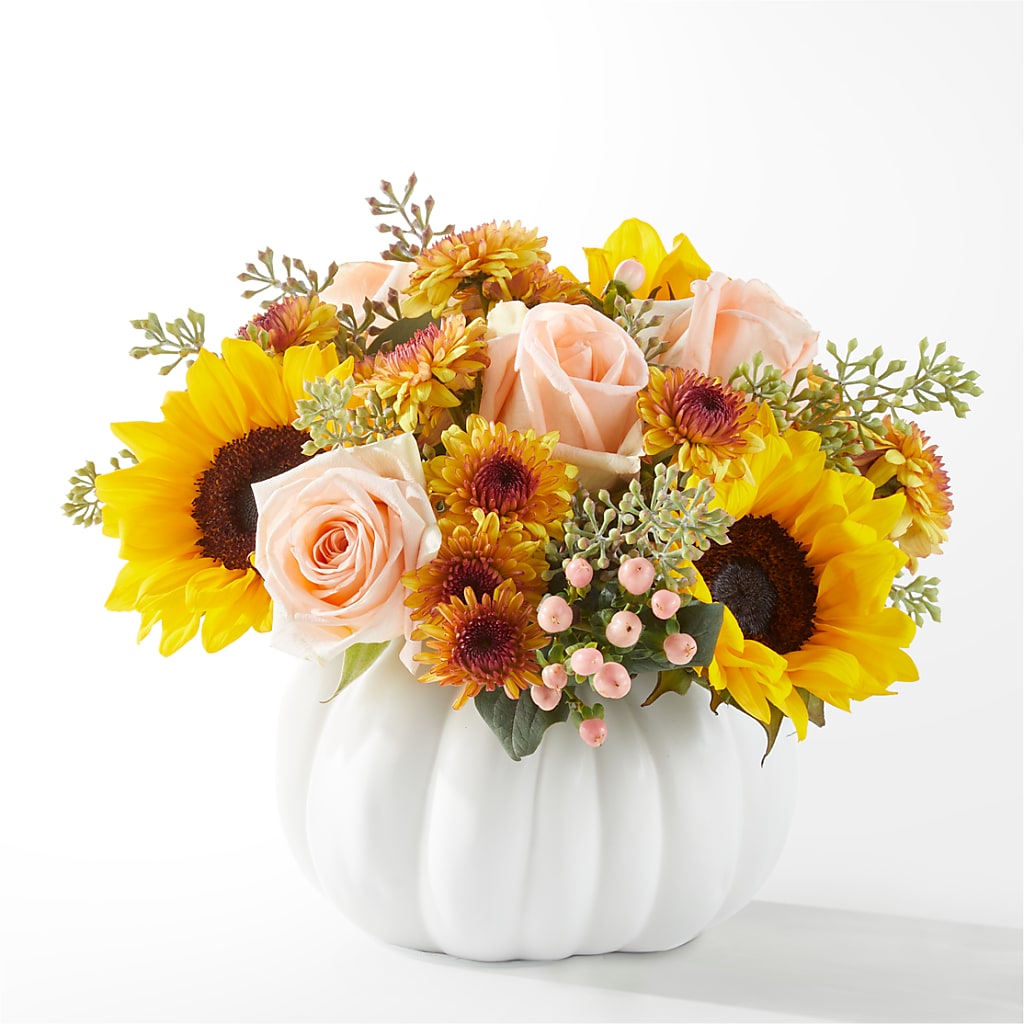 Pumpkin to Talk About Bouquet –  Awesome Blossom Flowers And Gifts, Citrus Heights CA
