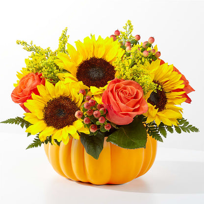 Pick of the Patch Pumpkin Bouquet –  Awesome Blossom Flowers And Gifts, Citrus Heights CA