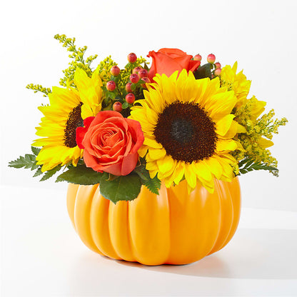 Pick of the Patch Pumpkin Bouquet –  Awesome Blossom Flowers And Gifts, Citrus Heights CA