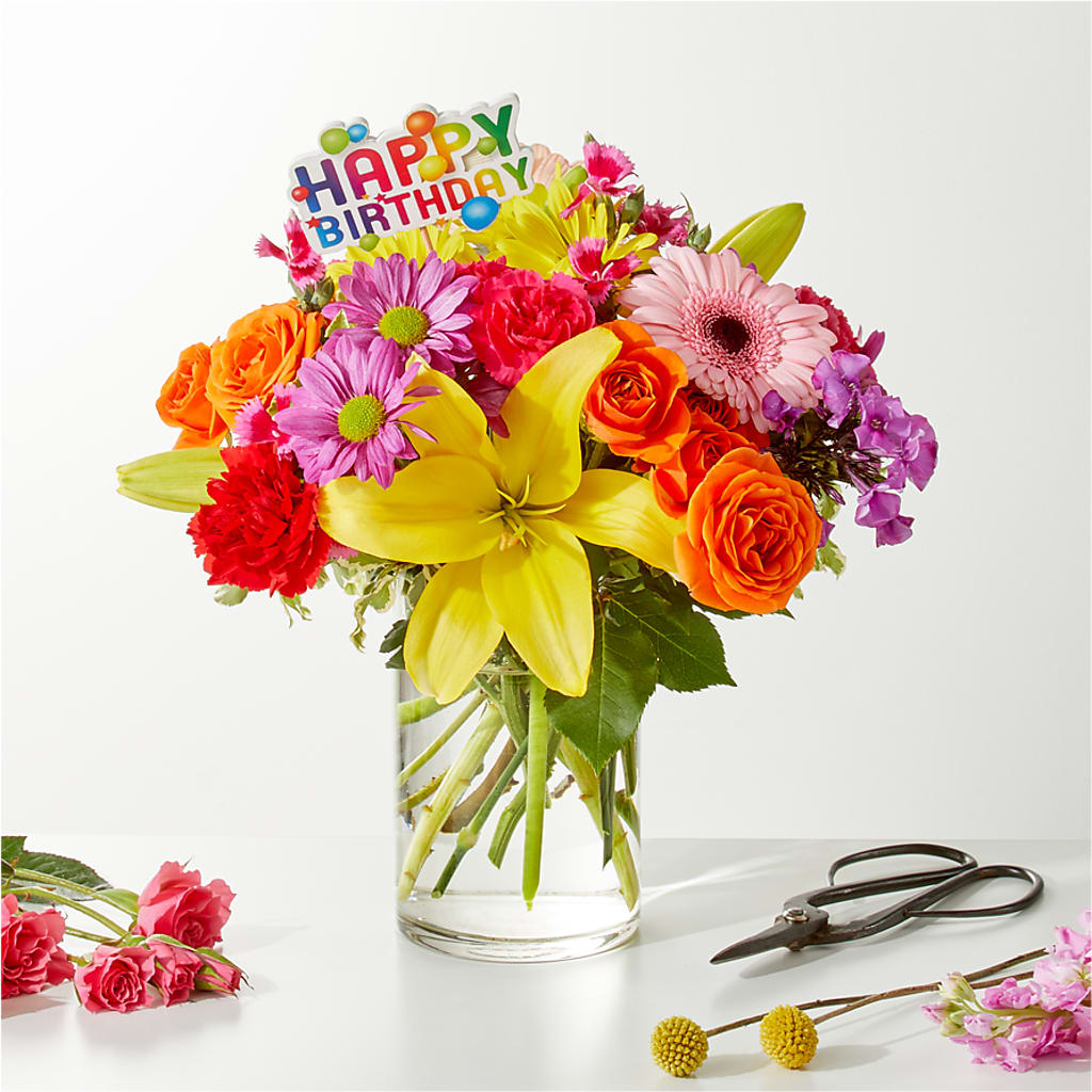 Cue the Confetti - A Florist Original –  Awesome Blossom Flowers And Gifts, Citrus Heights CA