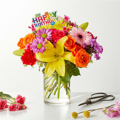 Cue the Confetti - A Florist Original –  Awesome Blossom Flowers And Gifts, Citrus Heights CA