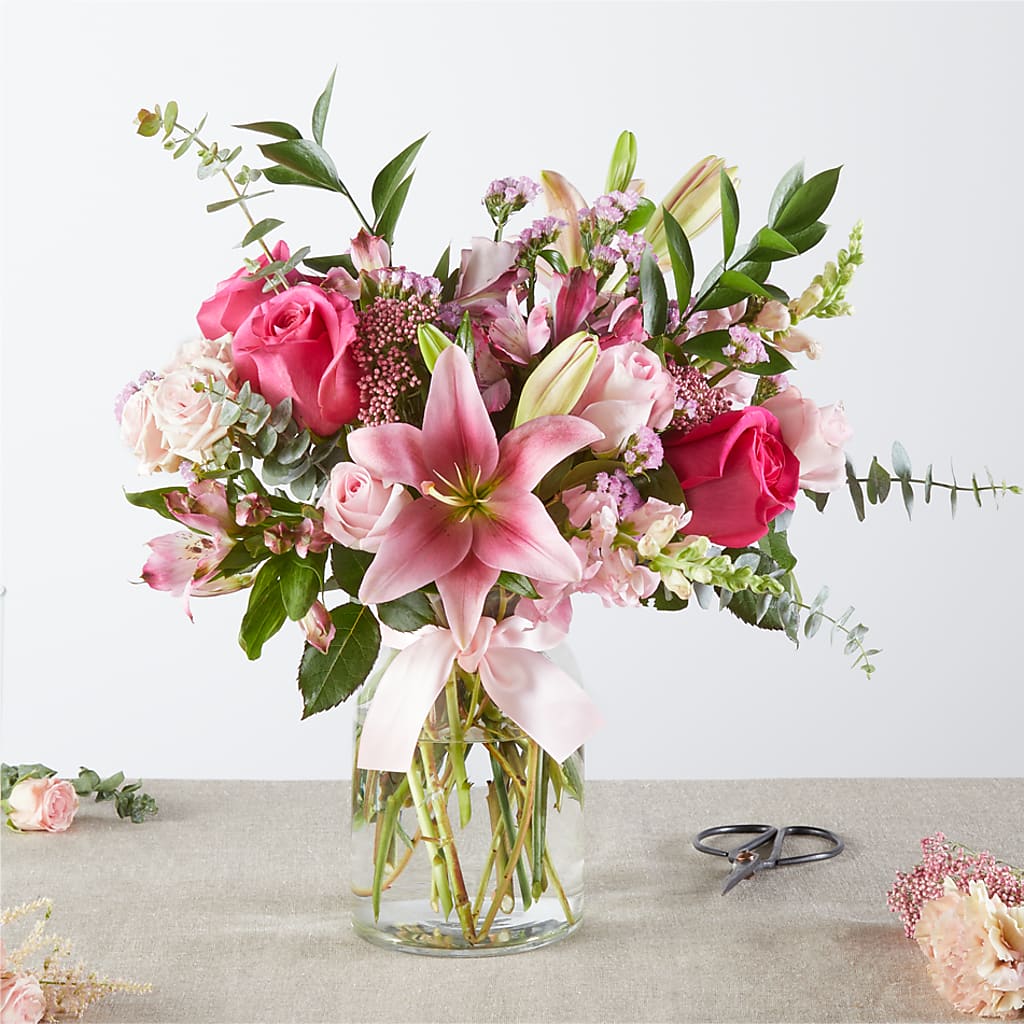 Pink Ribbon - A Florist Original –  Awesome Blossom Flowers And Gifts, Citrus Heights CA