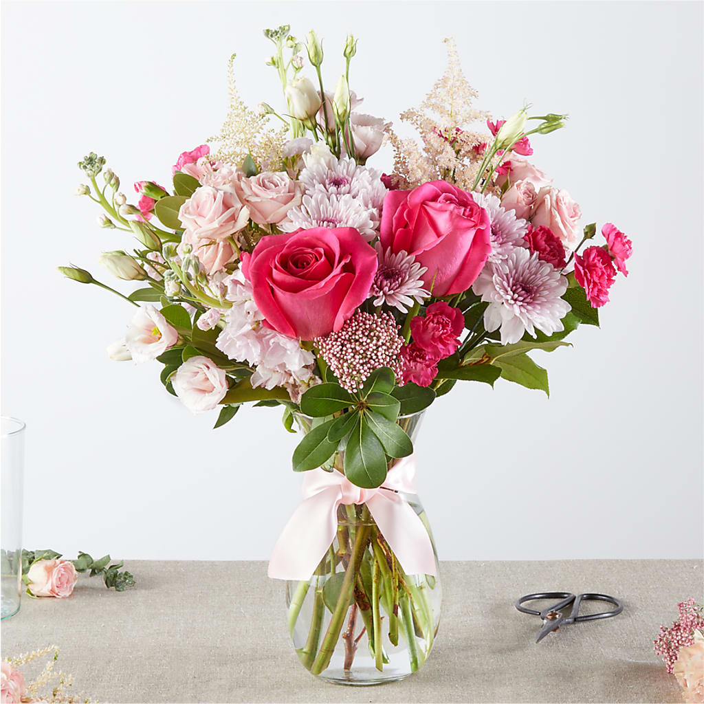 Pink Ribbon - A Florist Original –  Awesome Blossom Flowers And Gifts, Citrus Heights CA