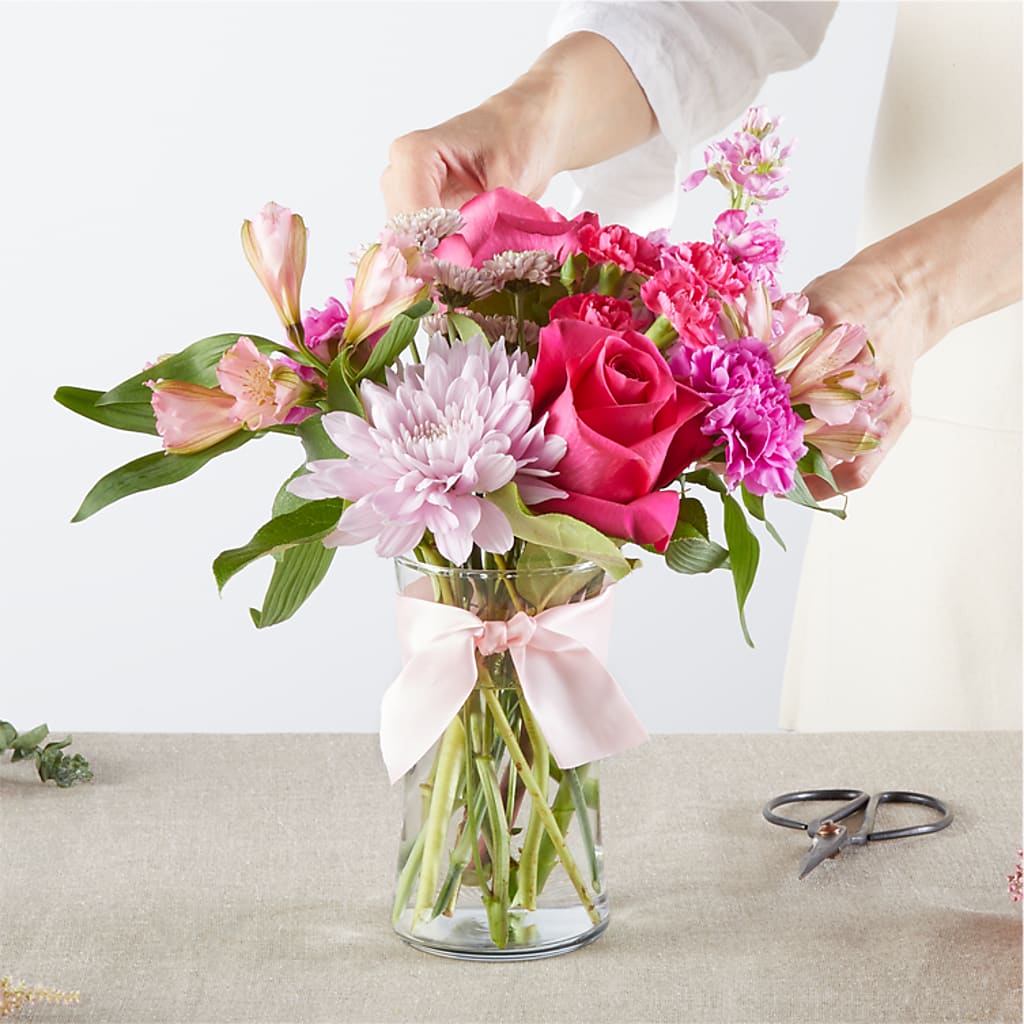 Pink Ribbon - A Florist Original –  Awesome Blossom Flowers And Gifts, Citrus Heights CA