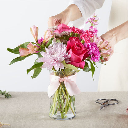 Pink Ribbon - A Florist Original –  Awesome Blossom Flowers And Gifts, Citrus Heights CA