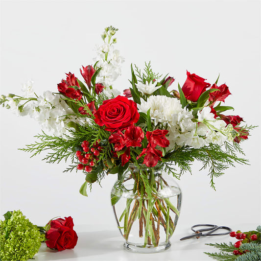 Merry Moment Bouquet – A Florist Original –  Awesome Blossom Flowers And Gifts, Citrus Heights CA