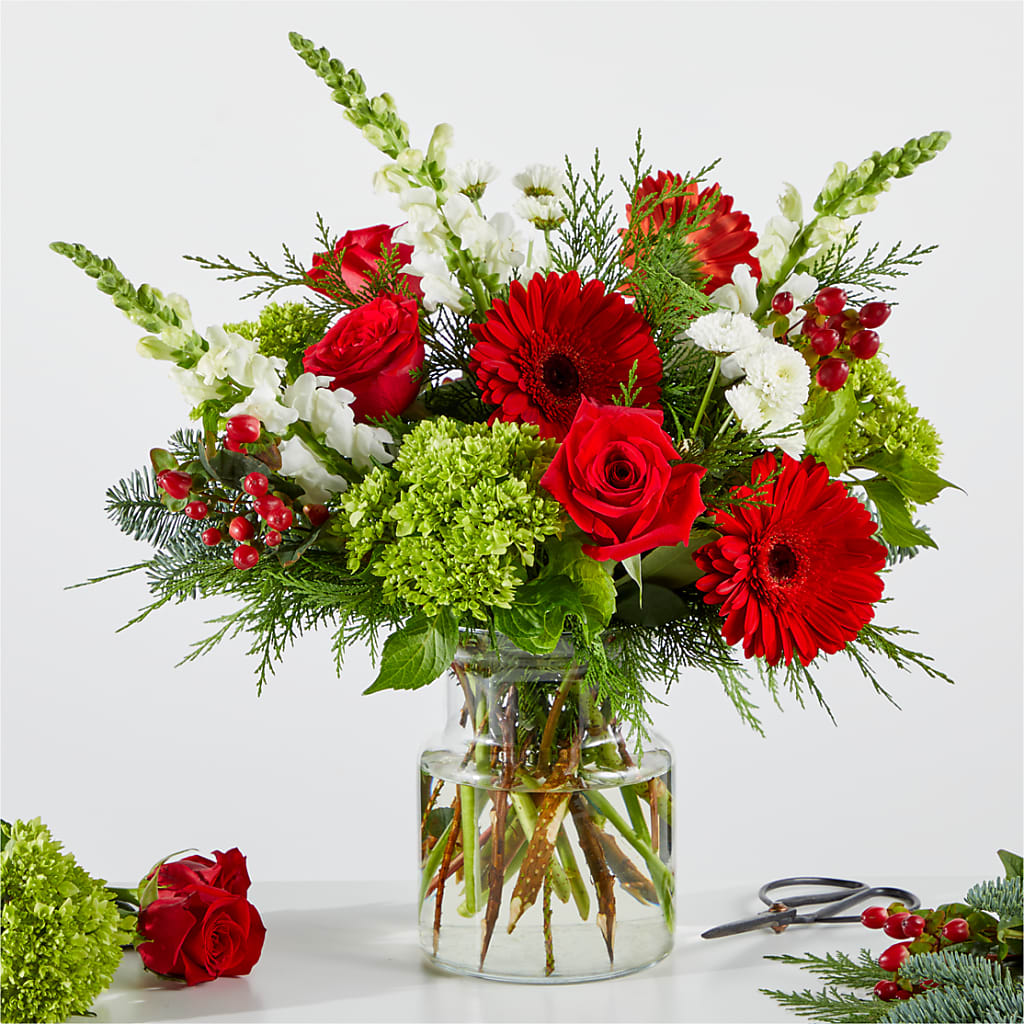 Merry Moment Bouquet – A Florist Original –  Awesome Blossom Flowers And Gifts, Citrus Heights CA