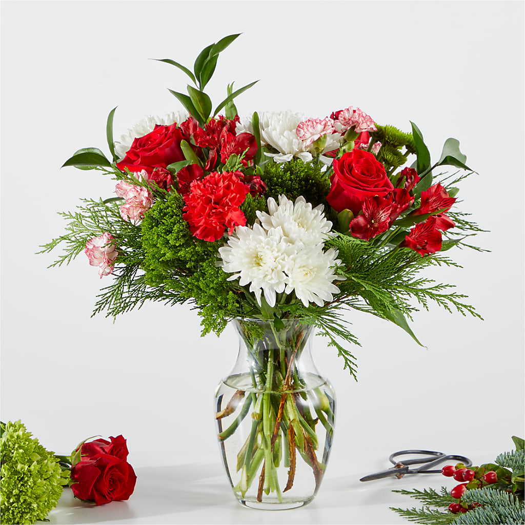 Merry Moment Bouquet – A Florist Original –  Awesome Blossom Flowers And Gifts, Citrus Heights CA