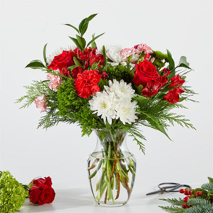 Merry Moment Bouquet – A Florist Original –  Awesome Blossom Flowers And Gifts, Citrus Heights CA