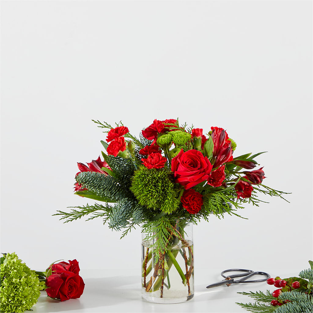 Merry Moment Bouquet – A Florist Original –  Awesome Blossom Flowers And Gifts, Citrus Heights CA
