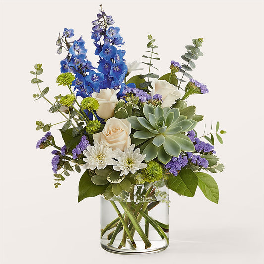 Cerulean Waves Bouquet –  Awesome Blossom Flowers And Gifts, Citrus Heights CA