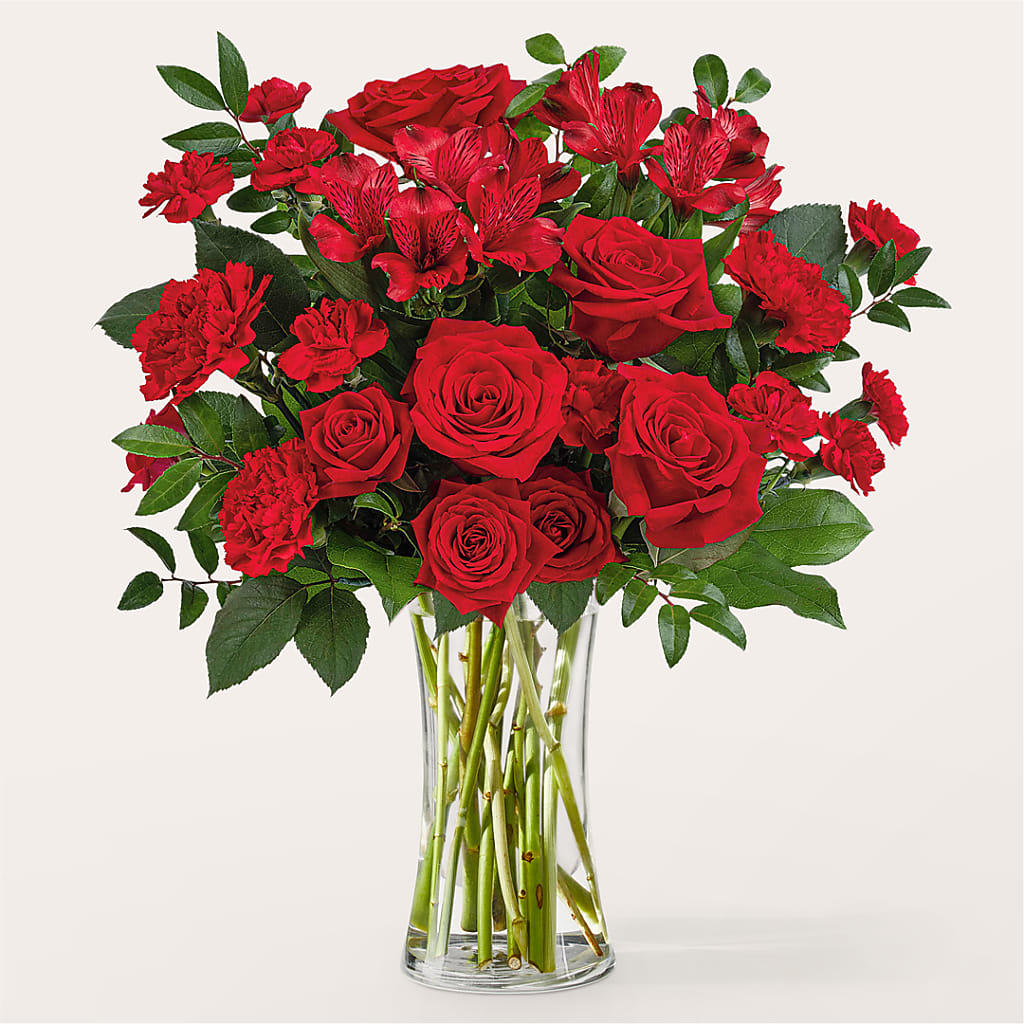 Brilliant Ruby Bouquet –  Awesome Blossom Flowers And Gifts, Citrus Heights CA