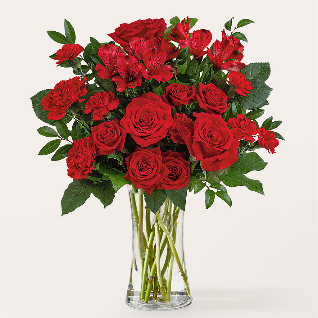 Brilliant Ruby Bouquet –  Awesome Blossom Flowers And Gifts, Citrus Heights CA