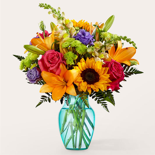 Double Rainbow Bouquet –  Awesome Blossom Flowers And Gifts, Citrus Heights CA