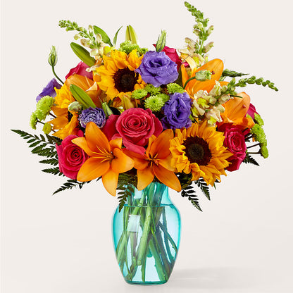 Double Rainbow Bouquet –  Awesome Blossom Flowers And Gifts, Citrus Heights CA
