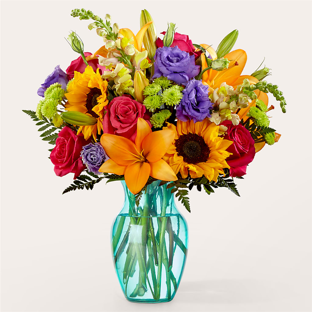 Double Rainbow Bouquet –  Awesome Blossom Flowers And Gifts, Citrus Heights CA