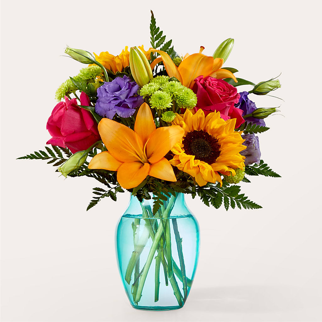 Double Rainbow Bouquet –  Awesome Blossom Flowers And Gifts, Citrus Heights CA
