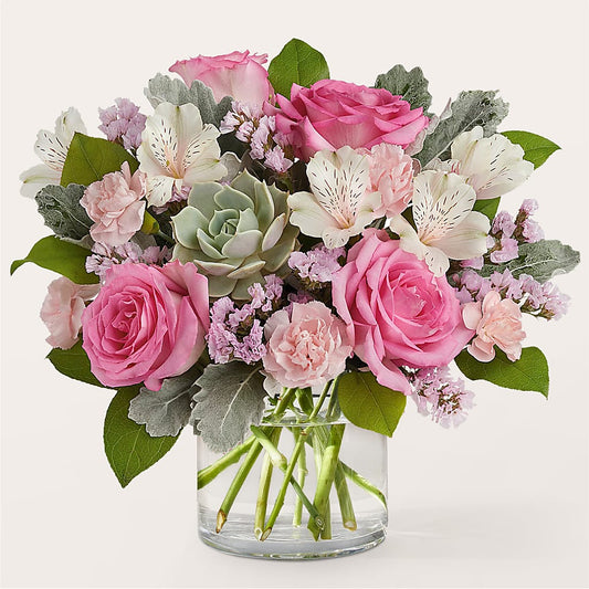 Dusty Rose Bouquet –  Awesome Blossom Flowers And Gifts, Citrus Heights CA