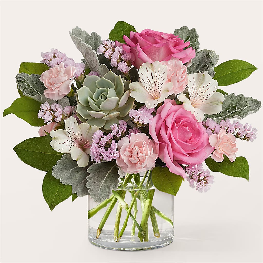 Dusty Rose Bouquet –  Awesome Blossom Flowers And Gifts, Citrus Heights CA