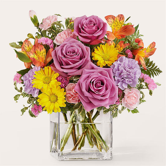 Shades of Happiness Bouquet –  Awesome Blossom Flowers And Gifts, Citrus Heights CA