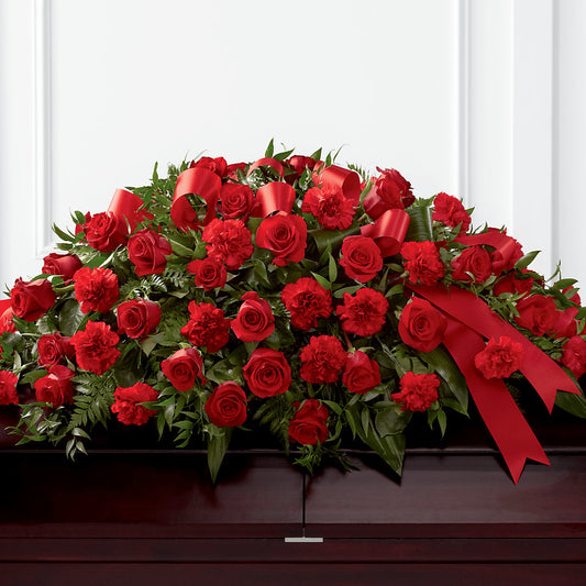 Tribute of Life Casket Spray –  Awesome Blossom Flowers And Gifts, Citrus Heights CA